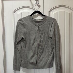 J. Crew Heather Gray Women's Cardigan